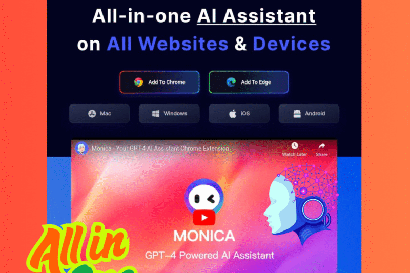 Monica – Your Ultimate AI Assistant for Every Task Review